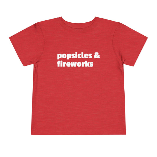 Popsicles & Fireworks Toddler Tee