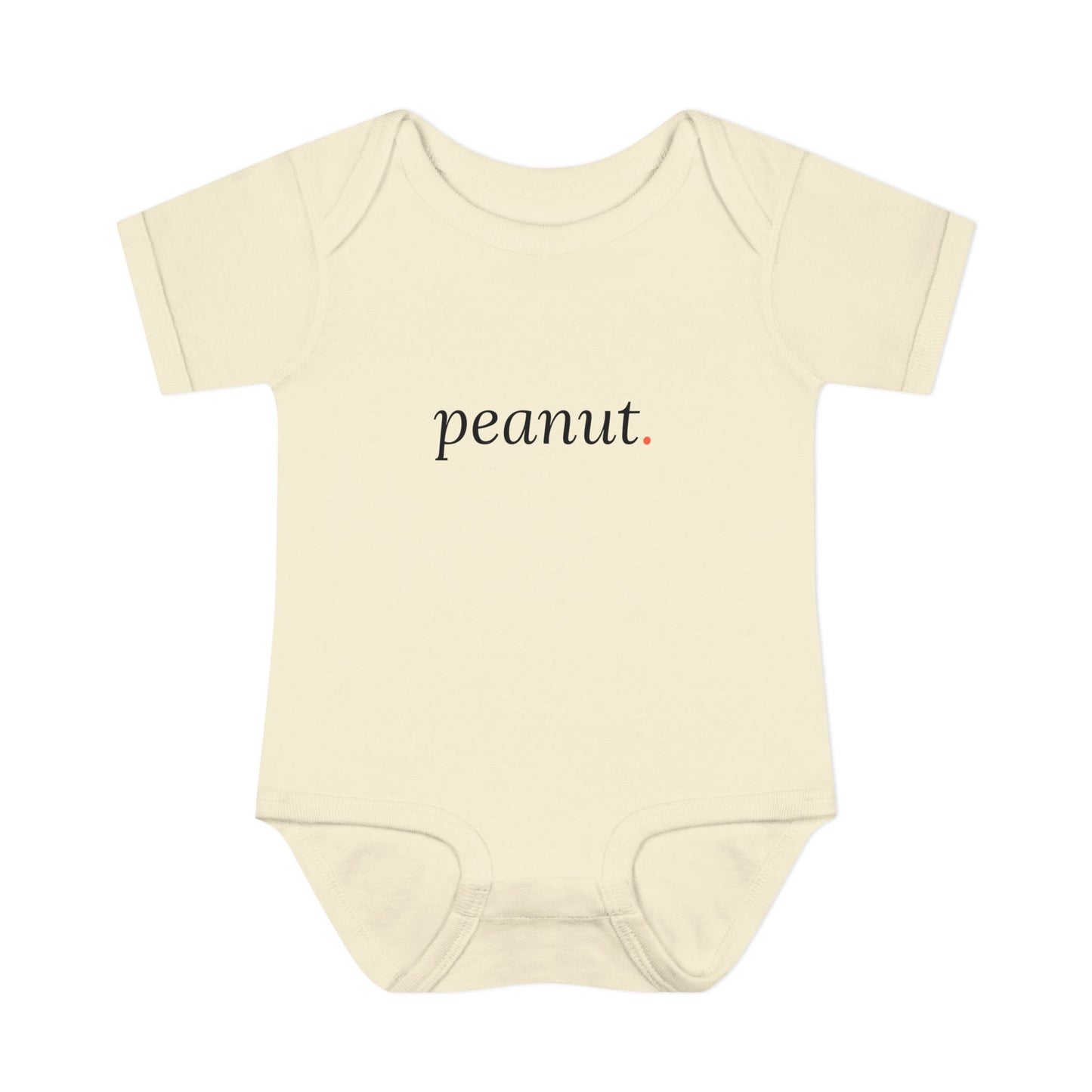 "peanut." Signature Baby Onesie