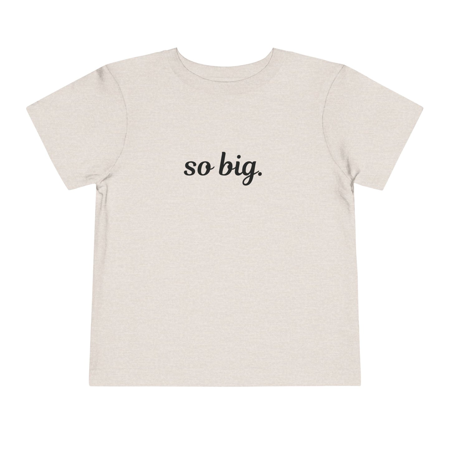 "So big" Toddler Tee