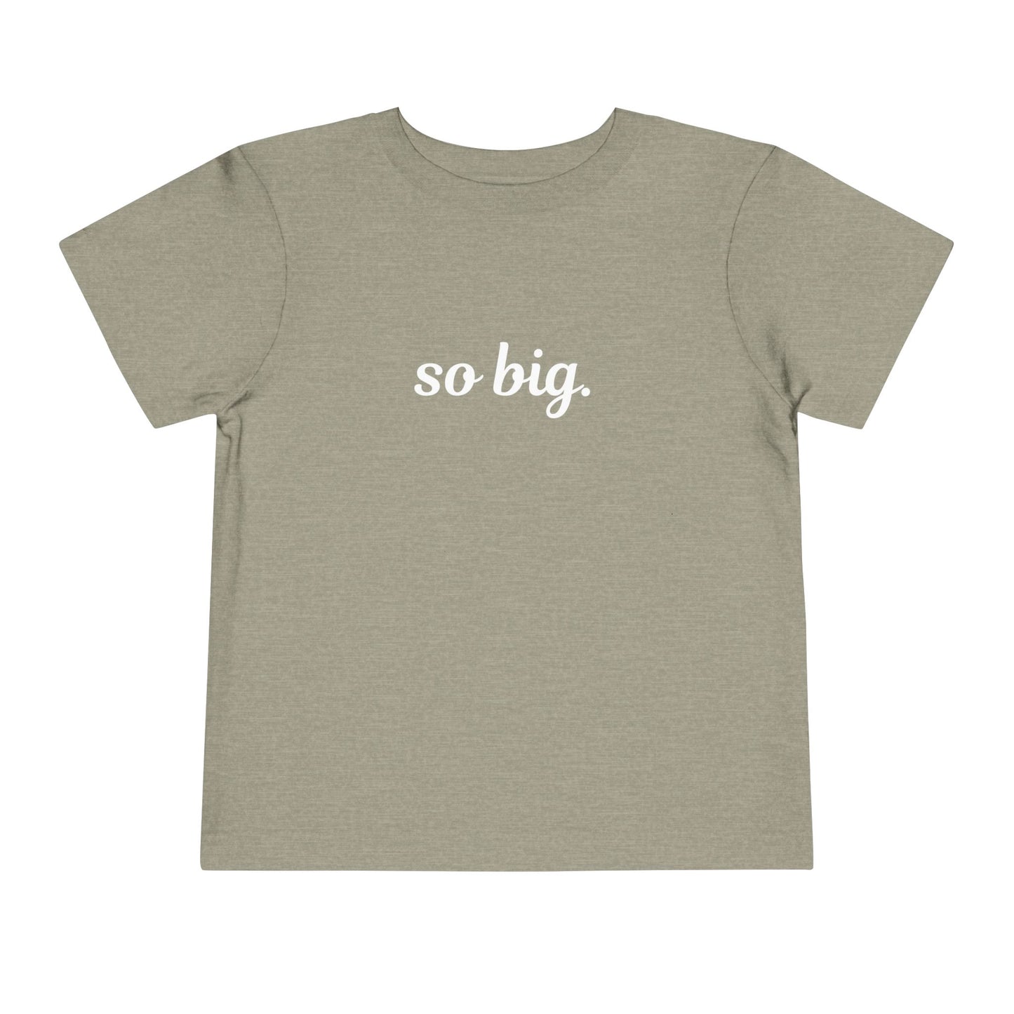 "So big" Toddler Tee