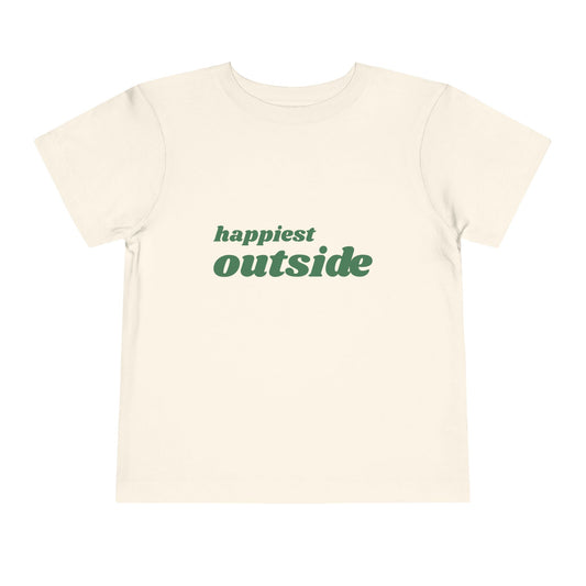 Happiest Outside Toddler Tee