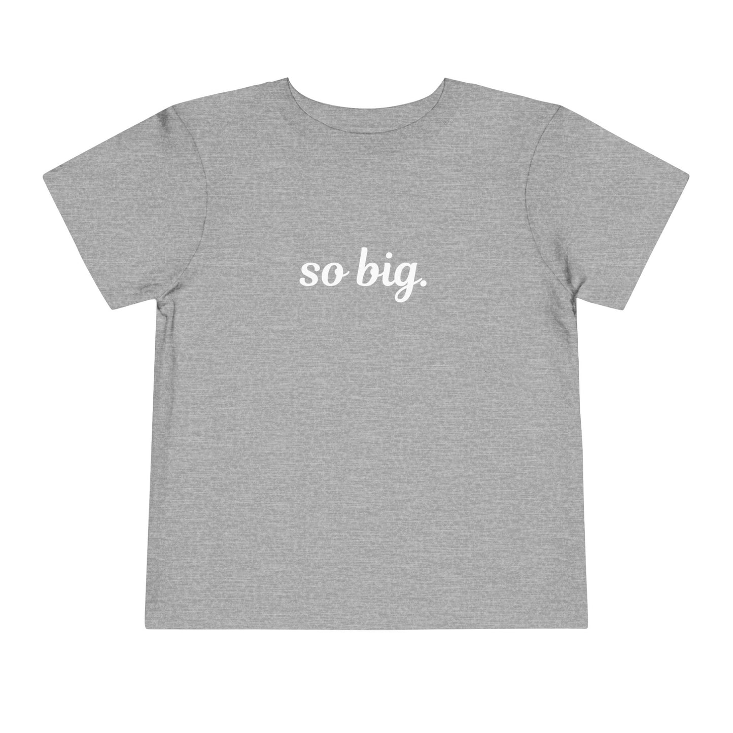 "So big" Toddler Tee