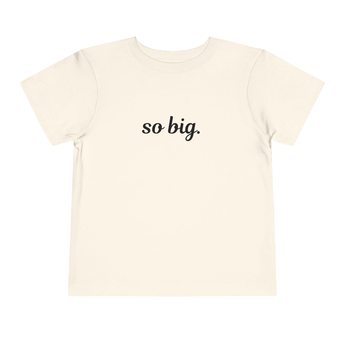 So Big Toddler Tee