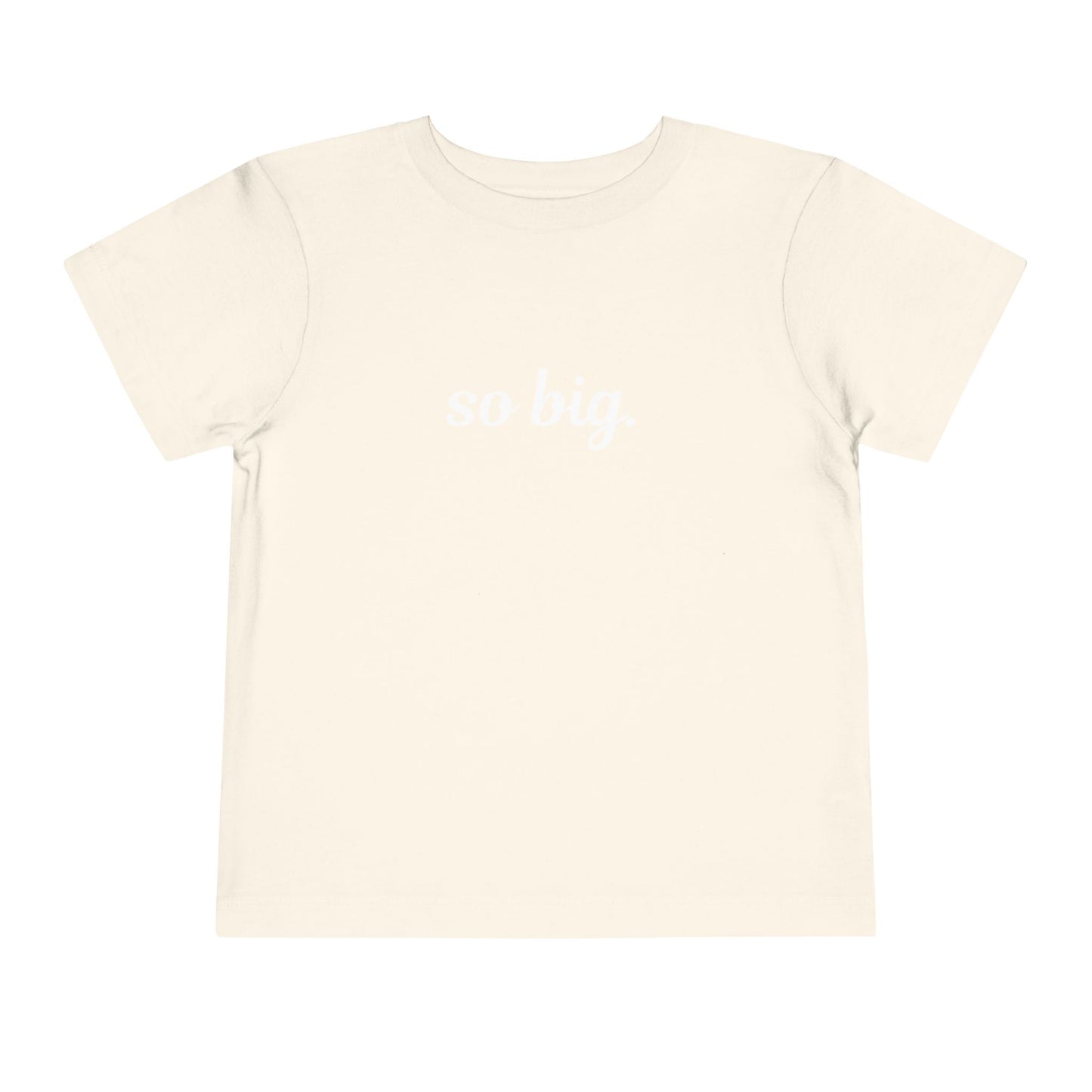 "So big" Toddler Tee